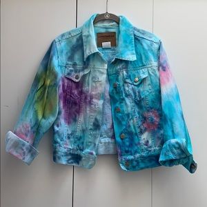 Hand-Dyed Jean Jacket